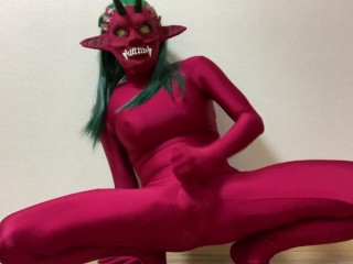 Futanari Red Demon Masturbation Part1