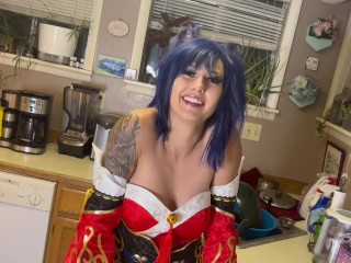 Gassy Fox Girl Ahri Farts and Burps All Over Your House! FULL VIDEO Roleplay, Farting