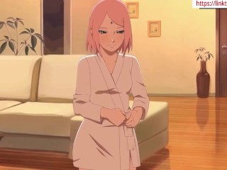 Naruto x Sakura First Time Sex Konoha Night Hentai