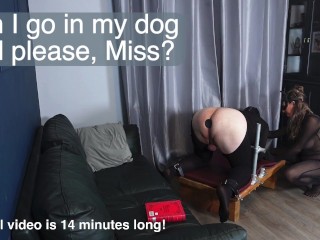 Training Zero Femdom Bondage BDSM Human Furniture Spanking Slave Real Homemade Amateur