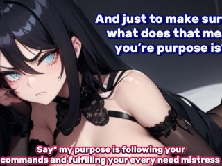 Your Harsh Mistress Tests If You’re Worthy(Hentai JOI, Femdom, Edging, Cbt, CEI, Ruined Orgasm)