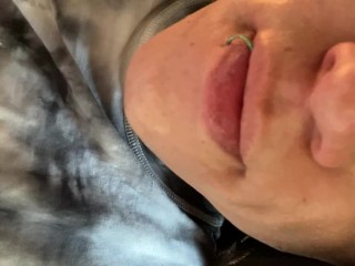 I cum in my own mouth and eat my hot load self sucking blowjob