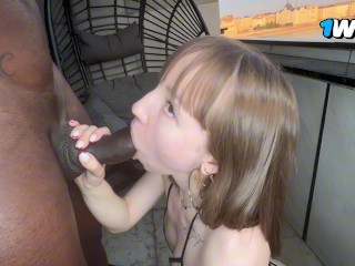 OMG petite teen Kate Quinn DESTROYED by gigantic BLACK COCK / nasty fuck / dirty talking