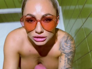 POV: Lucky got in the shower and got my dick sucked