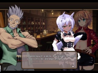 CUTE BRUNETTE FOXGIRL BEING FUCKED ON A TAVERN