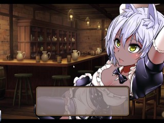 CUTE BRUNETTE FOXGIRL BEING FUCKED ON A TAVERN