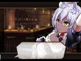 CUTE BRUNETTE FOXGIRL BEING FUCKED ON A TAVERN