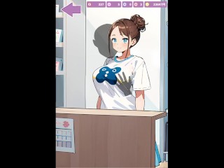 【#01 カードショップでおっぱいを見せてくれる女の子(体験版)実況】巨乳女カードゲーマーや爆乳店員にエロいことする2DアニメーションSLGエロゲ―。(hentai game card shop)