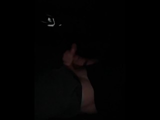 Sexy Guy Turns Soft To Hard Edging Till Cum💦Masturbation In Car While Raining🍆🍆