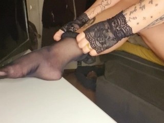 Putting on my stay ups