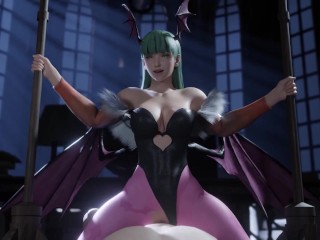 You are Honored to fuck the powerful and beautiful Morrigan in cowgirl . Darkstalkers ❤