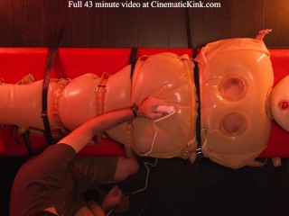 LilMizzUnique in inflatable latex sack
