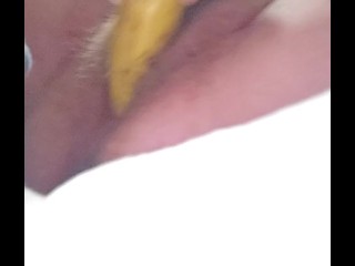 Banana 🍌  in my pussy