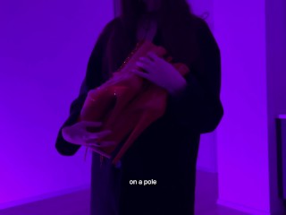 Hotwife Caught Cheating: Jerking Off Her Husband on the Phone, Dancing on the Pole, and Hiding the E