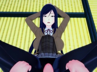 Mari from Prison School Gives You A Footjob Hentai POV