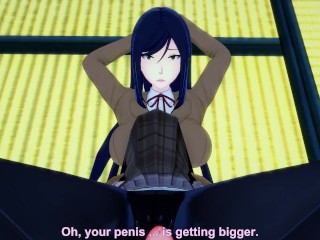 Mari from Prison School Gives You A Footjob Hentai POV