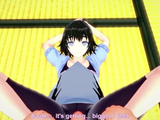 Mayuri from Steins Gate Gives You A Footjob Hentai POV