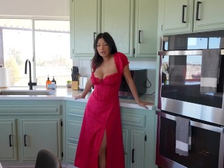 My big titty christian trad wife sister in law cheats on her husband at Thanksgiving - Cami Strella