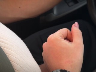 POV Jerk Him Off While He Driving - Bella Hentaigirl