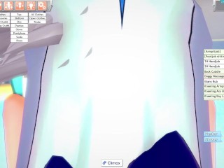 Silent Magician from Yu-Gi-Oh! Gives You A Footjob Hentai POV