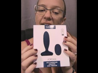 Unboxing Preview Of My New Anal Toy - Jordan from SVAKOM