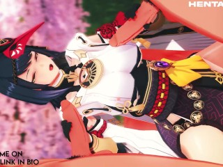 KUJOU SARA GENSHIN IMPACT WANTS YOU TO LOVE HER - HENTAI FREE