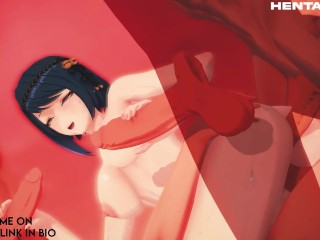 KUJOU SARA GENSHIN IMPACT WANTS YOU TO LOVE HER - HENTAI FREE