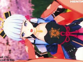 KAMISATO AYAKA GENSHIN IMPACT FUCKED SO HARD SHE SCREAMS - HENTAI FREE