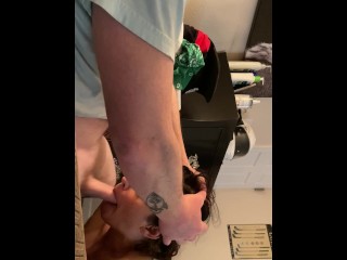 My SLUT GF Addicted to sucking cock