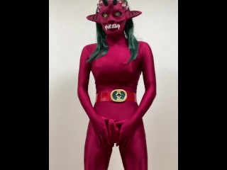 Futanari Red Demon Masturbation Part2