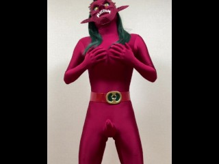 Futanari Red Demon Masturbation Part2