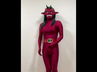 Futanari Red Demon Masturbation Part2