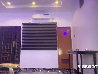 Jerking my big cock with oil until i shoot a thick load of CUM