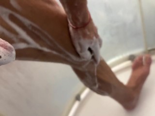 Bend over and pick up the soap for me Xx