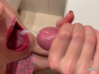 Beauty young blonde cum in mouth compilation CIM cum swallow wetcherryblonde