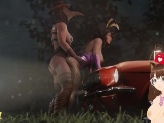 Girlfriend asks me for cock in the middle of the road all the way (Futa animation) - Jazziuu