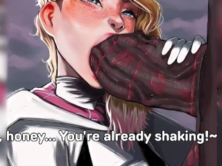 [Hentai JOI] Gwen Stacy Sex Journey Through the Worlds! [JOI Game] [Edging] [Anal] [Countdown]