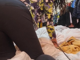 Naughty home alone play with my cute dildo