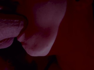 Кремовый пирог на больших сладких половых губах