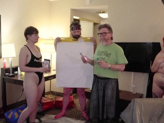 Body Paint Party: Art, Cum and Squirt, Loving on Everybody’s Tits & Ass - Cliff Media