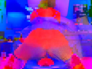 Facefarting Goonerbait Pixelated Dance Party Femdom Fart Audio HEADPHONES ON! WATCH ON LOOP