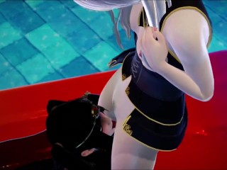 Tharja X Female Robin Fire Emblem 3D Porn Fanservice