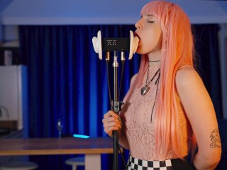 ASMR Blonde Wet 💦 Ear Licking 3Dio | Elsa ASMR