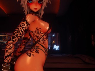 Cute catgirl wants to drain you ♥️- POV - Face tracking