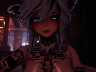 Cute catgirl wants to drain you ♥️- POV - Face tracking