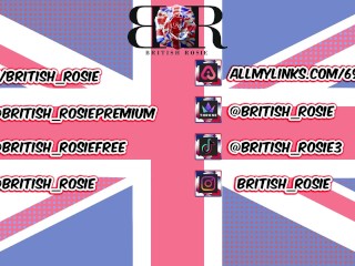 British_Rosie gets destroyed by Master & her fuck machine.