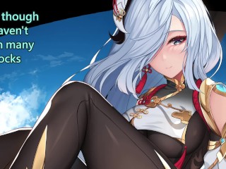 Shenhe discovers your foot fetish (Feet, 2 endings, Wholesome)