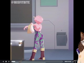 Mina and Eijiro fuck until releases huge semen inside her womb (My hero academia animation) -Jazziuu