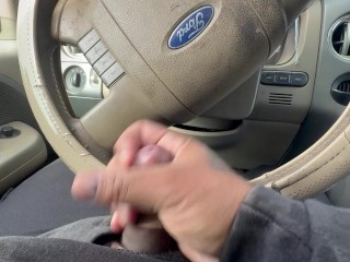 Just the cumshot. Cumming in my truck