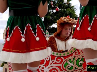 Santa's Hot Helpers Xxlayna Marie & Jill Kassidy Help Milk Stepbro's Rudolph  Dick - S30:E1